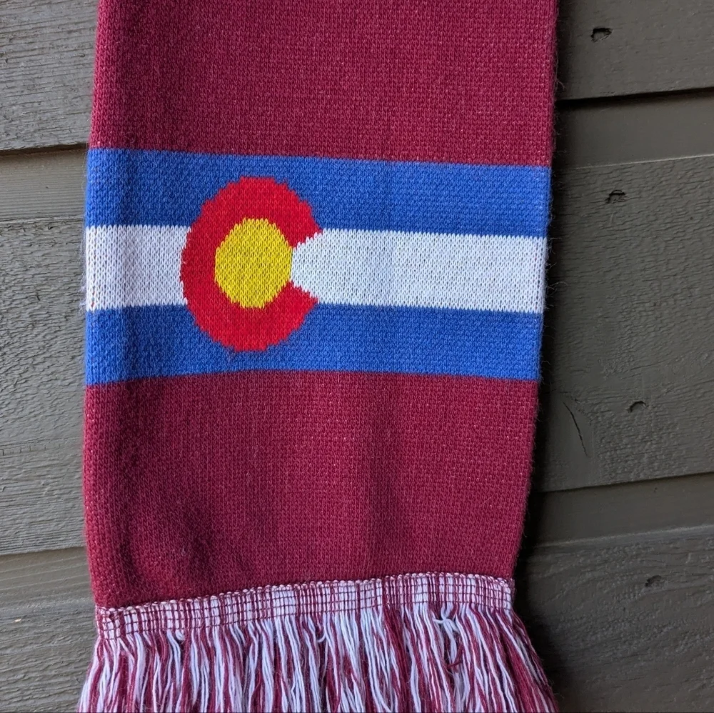 Ruffneck Colorado Rapids Soccer Season Ticket Holder Striped Scarf